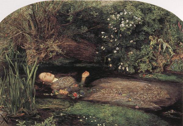Sir John Everett Millais Ophelia Norge oil painting art